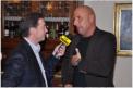 Maurizio di Radio Bruno intervista David Pratelli imitatore di Quelli del Calcio RaiDue